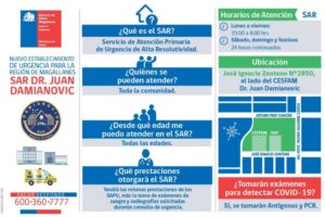 Todo lo que debe saber para utilizar de buena forma la red de urgencia en Punta Arenas