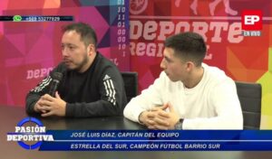 Jugadores campeones del cuadro de Estrella del Sur estuvieron en Pasión Deportiva