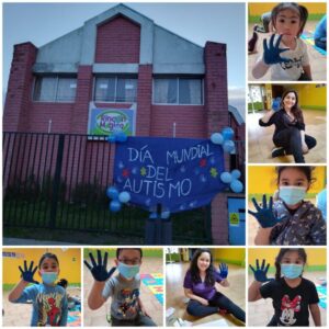 Niños de la Guardería Rincón Mágico participaron de actividad por el Día del Autismo