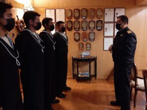 Despiden a dotaciones de relevos navales