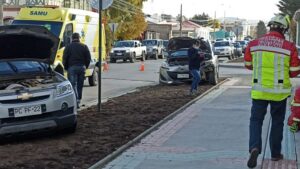 Un menor lesionado en céntrica colisión
