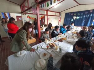 Estudiantes de Villa Dorotea celebraron la Pascua