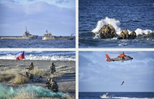 Brillante ejercicio naval brindó la Armada en el Estrecho de Magallanes