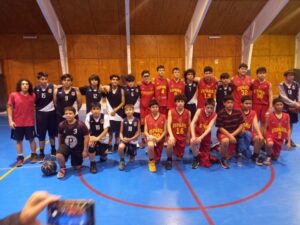 Series infantiles del Club Deportivo Español participaron en encuentro amistoso de básquetbol en Puerto Natales