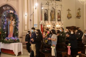 Salesianos realizan celebración en honor a la virgen María Auxiliadora