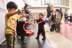 Circo del Sur realizó una nueva jornada de “Mañana de circo en familia”