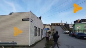 Camión cortó cables en Puerto Natales