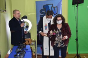Liceo Salesiano Monseñor Fagnano inauguró estudio de televisión