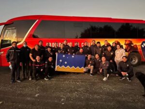 Bomberos viajaron a realizar curso de control de incendios