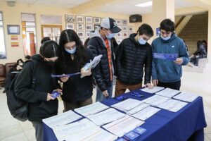 Cerca de 150 estudiantes participaron del ensayo de Paes en Colegio Alemán