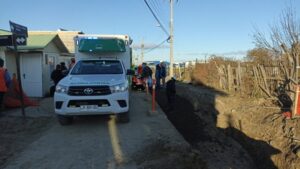 Grave trabajador que cayó en pozo de siete metros en en Barranco Amarillo