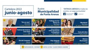 Cartelera cultural del municipio de Punta Arenas ofrece nueve actividades gratuitas