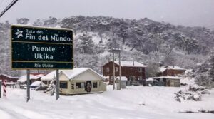 Puerto Williams registra 60 centímetros de nieve en los últimos cinco días