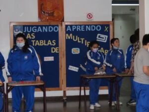 Estudiantes del Liceo Contardi realizaron muestra de juegos matemáticos