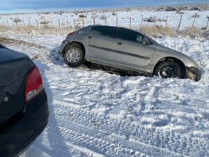 Despistes y volcamientos por nieve y escarcha