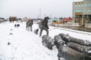 4,9 centímetros de nieve cubrieron de blanco a Punta Arenas