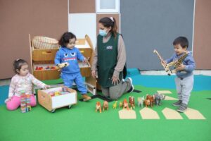 Los niños aprovechan mejor los espacios del jardín infantil “Ukika”