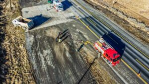 Realizan simulacro de accidente de tránsito con presencia de materiales peligrosos