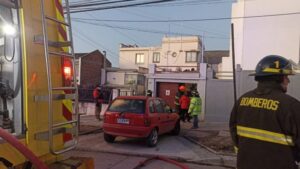 Principio de incendio en céntrica vivienda