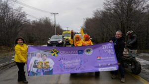 Corrida solidaria llevó antorcha por las Jornadas