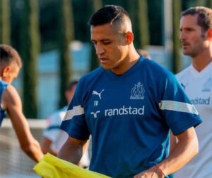 Movido comienzo: Alexis Sánchez vivió su primera práctica con el Olympique de Marsella