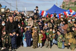 Párvulos del Jardín Infantil Archipiélago de Chiloé desfilaron por las Fiestas Patrias