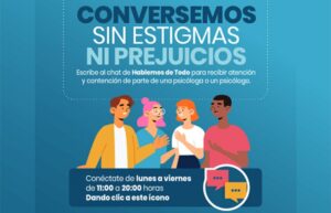 Injuv dispone de chat de atención psicosocial para jóvenes