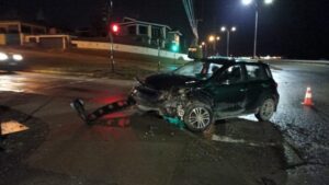 Daños dejó colisión ocurrida en Avenida Costanera