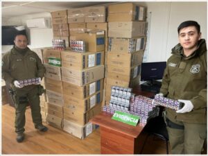 Carabineros incautó más de 47 mil cajetillas de cigarrillos