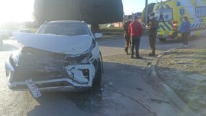 Un lesionado dejó accidente en concurrida esquina