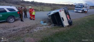 Una persona falleció en volcamiento ocurrido en Río Verde