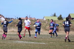 40 jugadoras dieron vida a una nueva fecha del rugby femenino de la Liga Unión Santacruceña