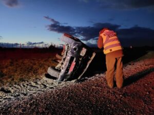 Velocidad no razonable en la ruta habría provocado accidente mortal en Río Verde