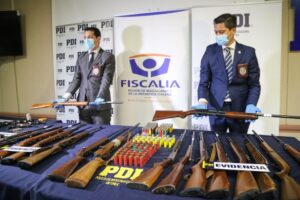 PDI recuperó 37 armas y más de 700 municiones