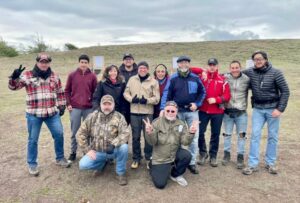 Todo listo y dispuesto para el inicio del campeonato de tiro “Belarmino Vera Millao”, organizado por el Club de Tiro Patagónico