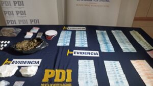 PDI detuvo a dos sujetos con millonaria cantidad de cocaína y marihuana