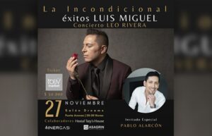 Cantante magallánico Leo Rivera realizará tributo a Luis Miguel en Casino Dreams