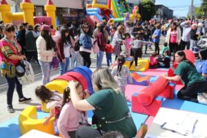 Magallánicos disfrutaron de fiesta navideña en pleno centro