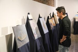 Inauguran exposición de pinturas de milenarios fósiles en Magallanes