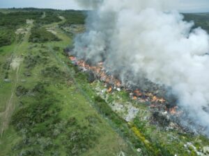 Aprobaron más de 300 millones de pesos para incendio de vertedero