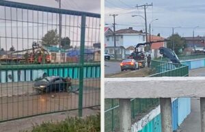 Conductor salva de milagro tras caer a cauce de Río Las Minas: huyó del lugar