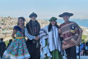 Estudiantes representaron a Magallanes en la Cuarta Muestra Nacional de Cueca realizada en Coquimbo