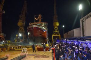 El Almirante Viel fue botado al agua en Asmar Talcahuano