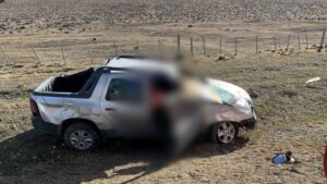 Un fallecido en volcamiento vehicular ocurrido en Ruta CH257