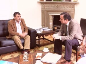 Alcalde de Porvenir se reunió con gobernador Jorge Flies