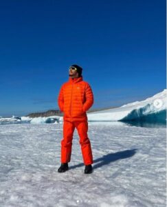 Lewis Hamilton pasó Año Nuevo y su cumpleaños en la Antártica
