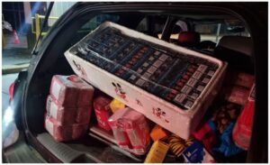 Decomisan más de 1.800 cajetillas de cigarros de contrabando
