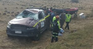 Cinco lesionados dejó volcamiento en la Ruta 9 Norte