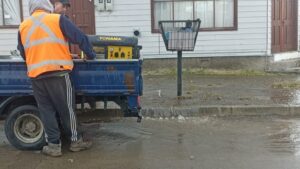 Rotura de matriz dejó sin agua al Barrio San Miguel