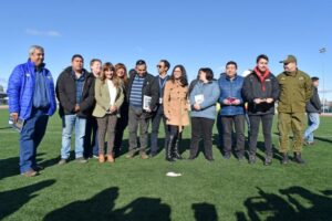 Autoridades examinan condiciones del estadio para partido de Copa Chile